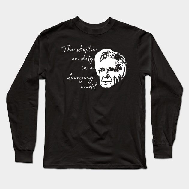 Cioran Long Sleeve T-Shirt by jazzworldquest